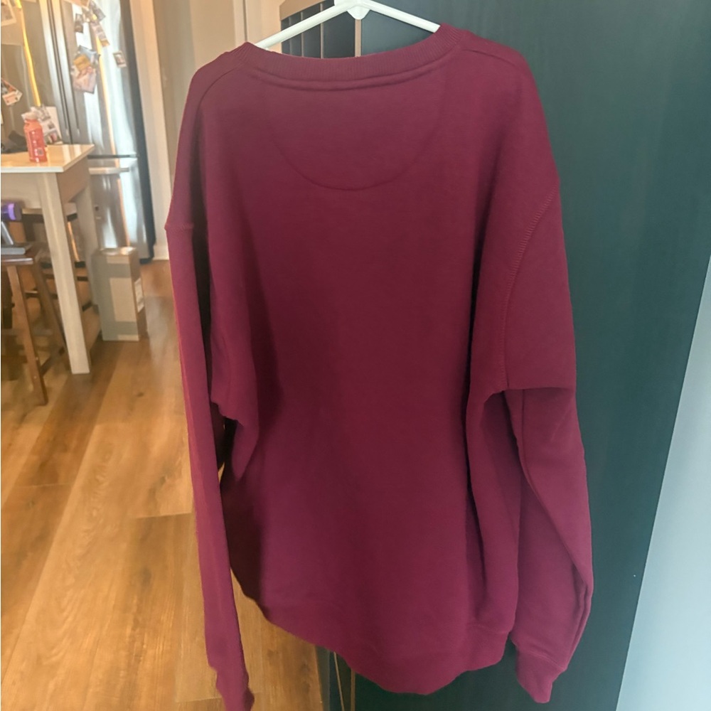 Edinburgh Scotland Maroon Crew Neck Sweater - Picture 4 of 4